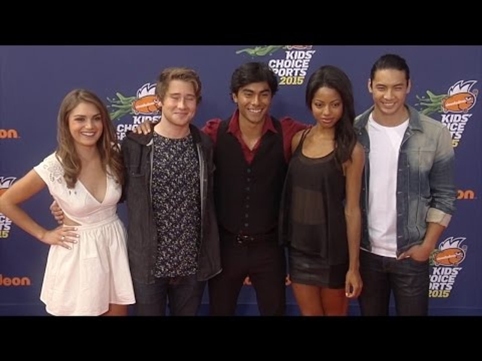 Power Rangers Dino Charge CAST // Kids' Choice Sports 2015 Orange Carpet Arrivals