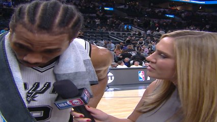 Kawhi Leonard Post Game Interview - NTSC