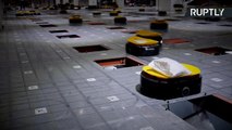 Army of Delivery Robots Sort 200K Parcels Per Day Without a Coffee Break