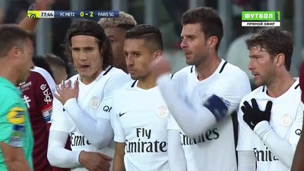 But Yann Jouffre coup-franc Metz 1-2 PSG 18.04.2017
