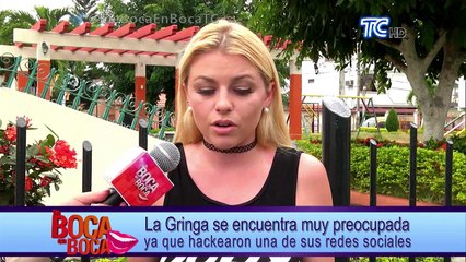 la gringa fue hackeada