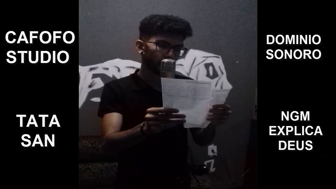 ENSAIO FAZENDO UM RAP E FREESTYLE