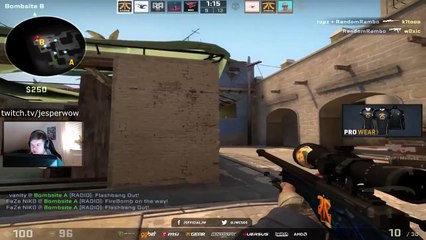 CS:GO - JW 1v2 without sound in game