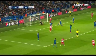 Saul Niguez Goal HD - Leicester 0-1 Atl. Madrid - 18.04.2017