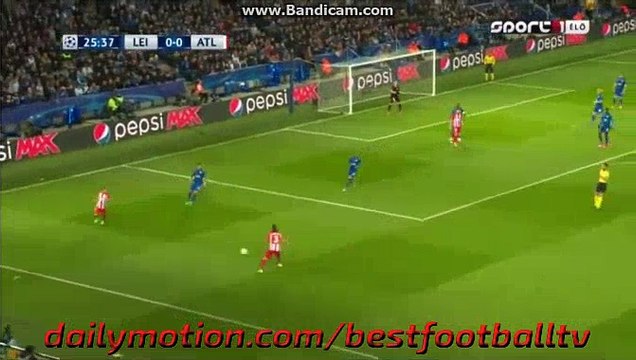 0-1 Saul Niguez Super Goal HD - Leicester City F.C. vs Atlético Madrid - 18/04/2017 HD