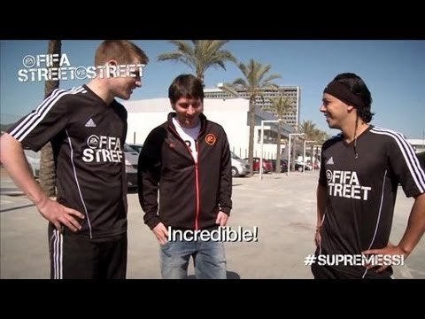 Lionel Messi défié à FIFA Street