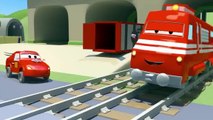 Troy der Zug und das Rennauto | Auto & Lastwagen Cartoons für Kinder
