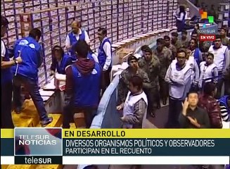 Ecuador: CNE realiza recuento de más de tres mil actas electorales