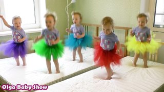 Five Bad Baby Jumping On The Bed - Nursery Rhymes for Children Simple Songs for Kids