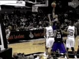 Vince Carter dunk on Tim Duncan