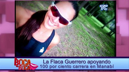 La flaca guerrero apoyando una noble causa