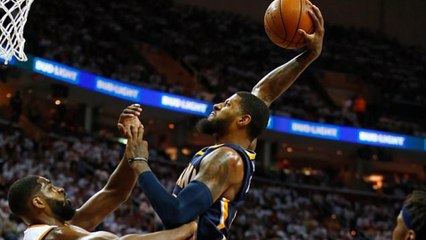 Watch: Paul George VIOLENTLY Dunks on Tristan Thompson