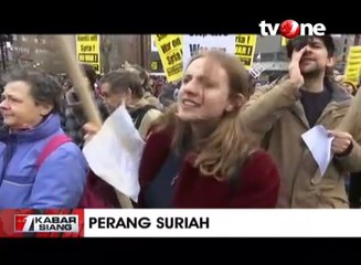 Demo, Warga AS Kecam Serangan Udara Amerika ke Suriah