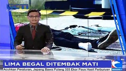Lima Begal Tewas Ditembak Mati