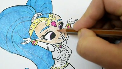 Shimmer and Shine Coloring Book Page4534erter24