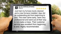 HVAC Repair Bannockburn – Ajax Air Conditioning and Heating Terrific Five Star Review