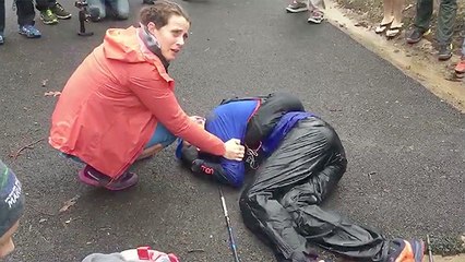 Devastated Marathon Runner Misses Cutoff By Seconds