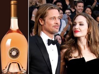 Angelina Jolie & Brad Pitt Wine: Red Carpet Rose Wine TV
