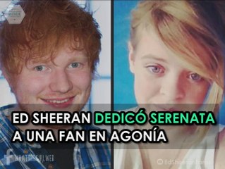 ED SHEERAN DEDICÓ SERENATA A UNA FAN EN AGONÍA. LA HISTORIA TE HARÁ LLORAR