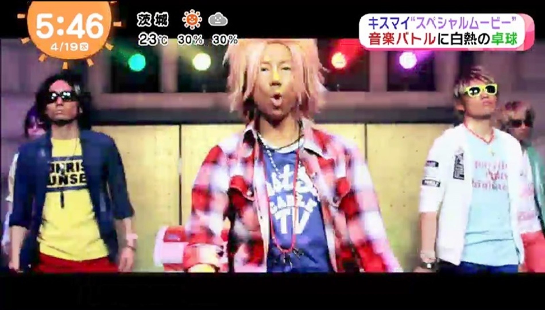 17 04 19 めざましテレビ Kis My Ft2 影片 Dailymotion