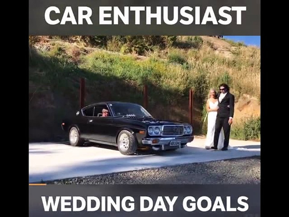 Car Guy Wedding
