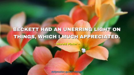 Harold Pinter Quotes #1