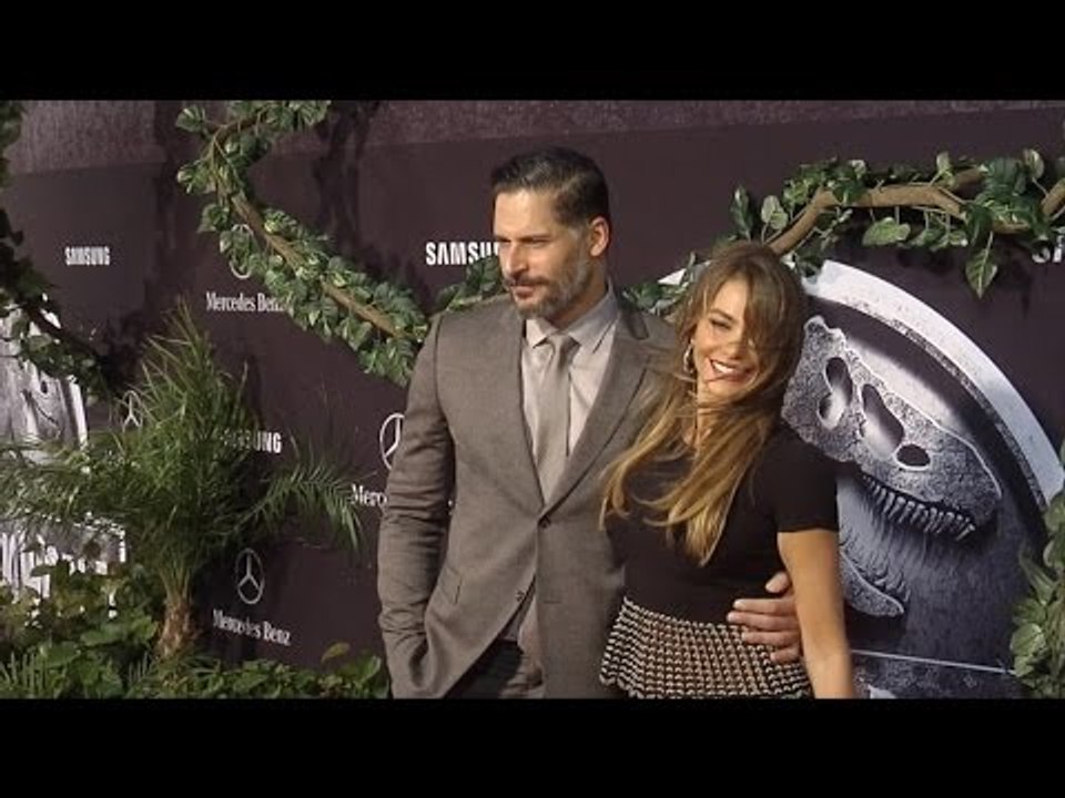 Sofia Vergara & Joe Manganiello "Jurassic World" Hollywood Premiere Red Carpet