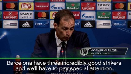 We can handle Barcelona stars - Allegri