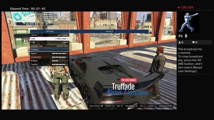 Live PS4 Broadcast of GTA5 stunt race (2)