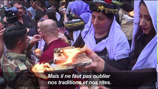 Irak: des milliers de Yézidis célèbrent leur nouvel an