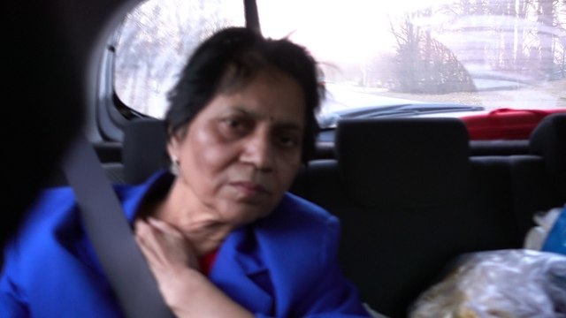 Suraj Sharma with parents arriving Kalmar in Toyota Yaris Hybrid Active, Jan 03, 2017