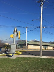 Fire Engulfs Vacant Lumber Yard in Mastic Beach, Long Island