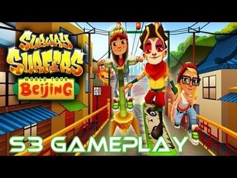 Subway Surfers: Beijing - Samsung Galaxy S3 Gameplay