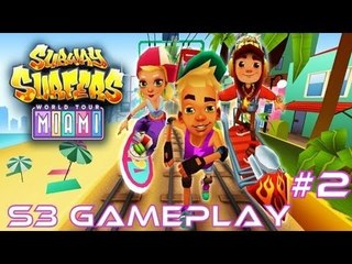 Subway Surfers: Miami - Samsung Galaxy S3 Gameplay #2