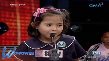 Wowowin: Sweet pre-school girl, matalino at mataas ang pangarap