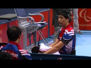 Table Tennis - CHN vs KOR - Men's Team Cl 4-5 - Gold Medal Match - London 2012 Paralympic Games.mp4