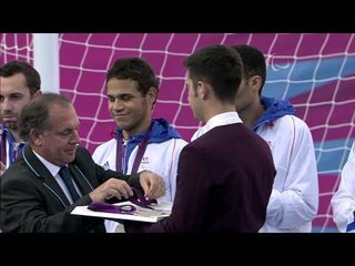 Football 5-a-side - Men's B1 Victory Ceremony - London 2012 Paralympic Games