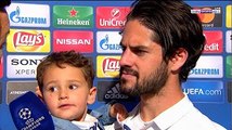Esco and his son after the match Real Madrid and Bayern Munich 4-2 [18_4_2017] Champions League HD