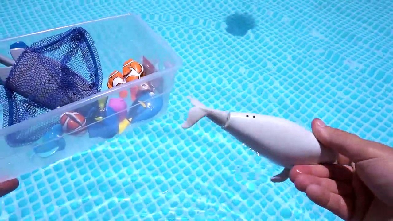 FINDING DORY SWIMMING FISH TOYS IN THE POOL OR TUB NEMO MARLIN MR RAY DISNEY PIXAR-KfPANEmNw