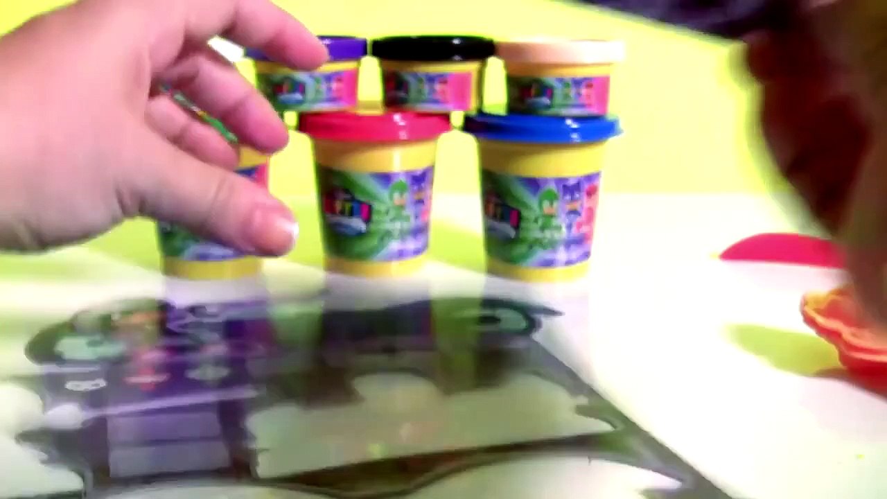 Softee Dough PJ Masks Mold 'n Play 3D Figure Maker DIY Disney Play-Doh Catboy Gekko O