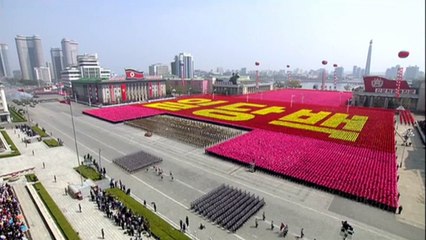 太陽節軍事パレードで戦車故障離脱？w