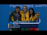 Swimming - Women's 100m Freestyle - S9 Victory Ceremony - London 2012 Paralympic Games