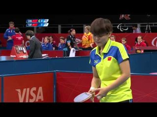 Table Tennis - CHN - TUR - Cl 6-10 Gold Medal Women's Team Match - London 2012 Paralympic Games.mp4