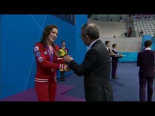 Swimming - Women's 100m Freestyle - S10 Victory Ceremony - London 2012 Paralympic Games