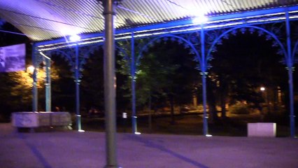 Kudowa Zdrój - Park Zdrojowy (letni wieczór), 10 VIII 2015 r.