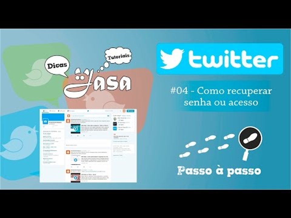 #04 Twitter - Como recuperar senha ou acesso ao seu Twitter