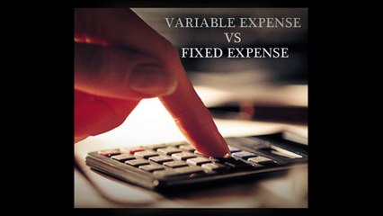 Variable Expense Vs Fixed Expense