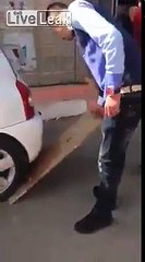 Un homme se fait écraser par un ami et s'en sort