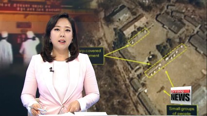 Satellite images show workers playing volleyball at N. Korean nuclear test site