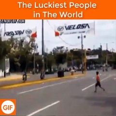 the luckiest people oin the world